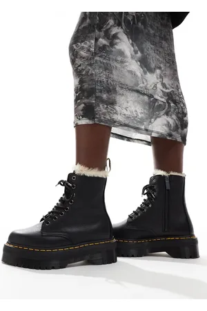 Dr. Martens – Jadon – Stiefel in Pisa- mit 8 Ösen und Kunstpelzfutter