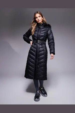 River Island – Mittellange Steppjacke in