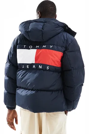 Tommy Hilfiger – Alaska – Pufferjacke in mit Flaggen-Print auf dem Rücken