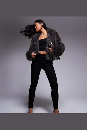River Island – Skinny-Jeans in mit mittelhohem Bund