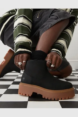 Timberland – Stone Street – Erhöhte Chelsea-Stiefel aus Nubukleder in mit Innenfutter
