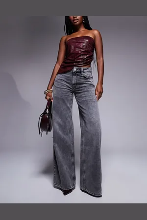 River Island – Jeans in mit weitem Schnitt