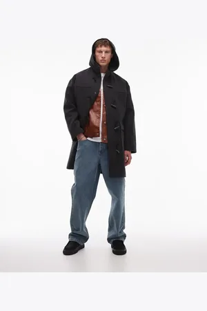 Topman – Dufflecoat in Anthrazit