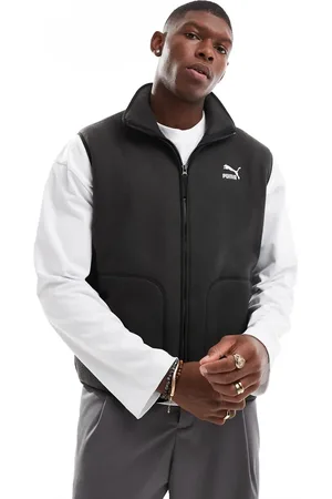 PUMA Classics – Oberteil aus Polar-Fleece in mit kurzem Reißverschluss