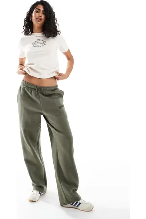 Ellesse – Sana – Jogginghose in Khaki mit weitem Bein