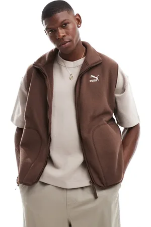 PUMA Classics – Oberteil aus Polar-Fleece in mit kurzem Reißverschluss