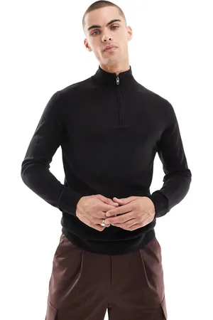 French Connection French Connection – Pullover mit weicher Haptik und kurzem Reißverschluss in
