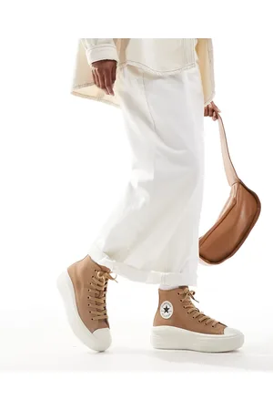 Converse – Chuck Taylor All Star Move Hi – Sneaker in Beige
