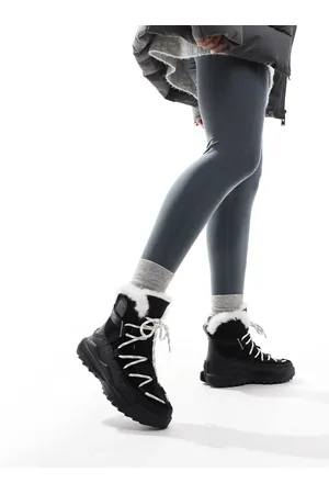 sorel – ONA RMX Glacy Plus WP – Wasserdichte, gepolsterte und Schneestiefel aus Wildleder in und Meersalz mit Fleecefutter