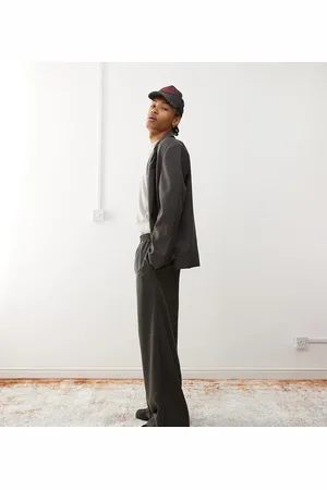 COLLUSION – Elegante Jogginghose mit weitem Schnitt und Hahnentrittmuster, Kombiteil