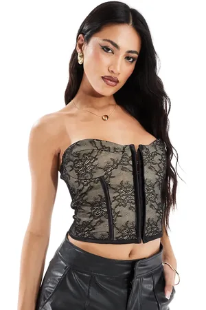 ASOS – Korsett aus Spitze in mit Einfassung