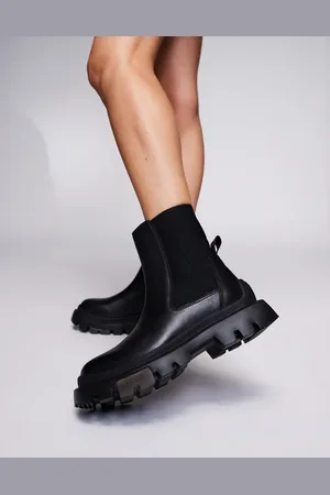 HUGO BOSS – Fabyan – Chelsea-Stiefel in mit dicker Sohle