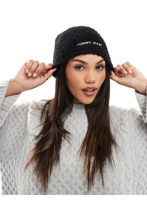 Tommy Hilfiger – Strickmütze aus Teddyfell in