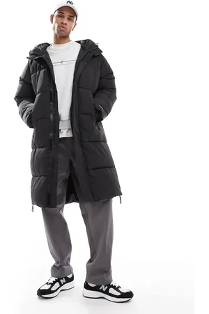 Bershka – Longline-Puffermantel in