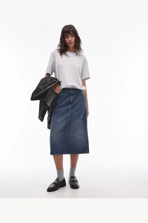 Carhartt – Single Knee – Midirock aus Denim in