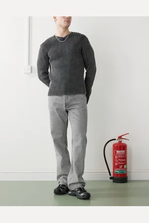 Dr Denim Dr. Denim – Kit – Regulär geschnittene Bootcut-Jeans in aschgrauer Waschung mit mittelhohem Bund