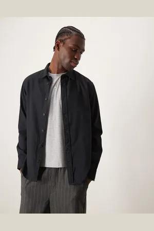 SELECTED – Oversize-Hemd aus Flanell in