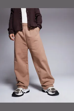 ASOS – Hochwertige, schwere Jogginghose in Hellbraun mit weitem Schnitt, 400 g/m²