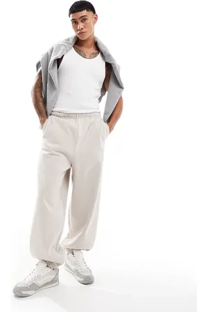 ASOS – Schwere Jogginghose in Sand mit Ballonschnitt