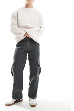 JACK & JONES – Weit geschnittene Cargohose aus Cord in