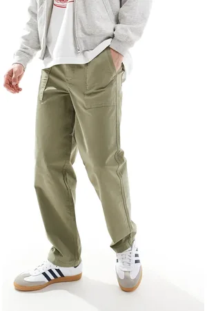Only & Sons – Locker geschnittene Worker-Hose in hellem Khaki