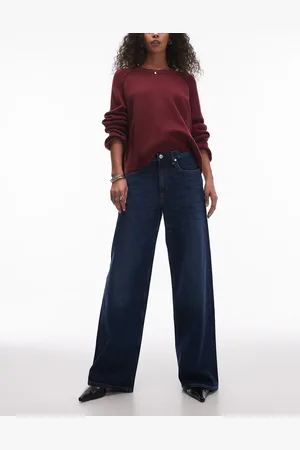 ARKET – Cloud – Baggy Jeans in Staubblau mit weitem Bein und niedrigem Bund