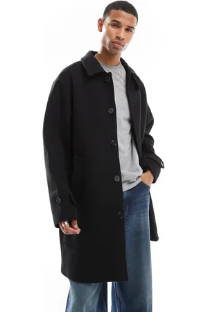 JACK & JONES – Oversize-Mantel aus Wollmix in