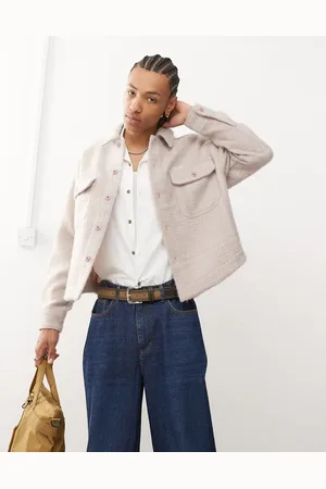 Prohibited – Chelsea – Flanell-Hemd in kariertem Beige