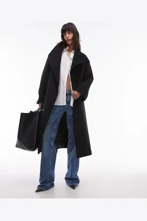 MANGO – Jacke aus Wollmix in mit gewickelter Taille