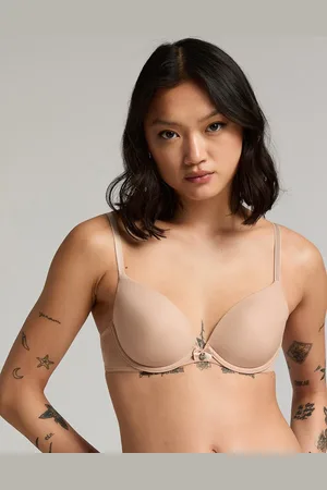 Hunkemöller Hunkemöller – Tief ausgeschnittener, gepolsterter Bügel-BH in Beige