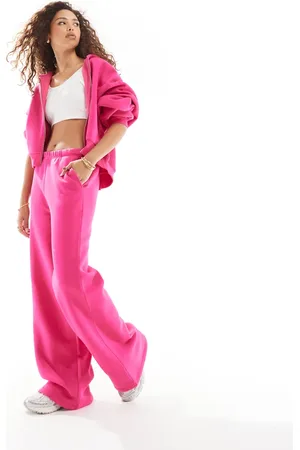 ASOS – Weit geschnittene Jogginghose in Rosa, Kombiteil