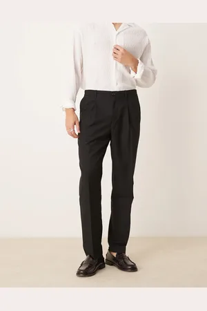 MANGO – Hose in mit normalem Schnitt und Bundfalten