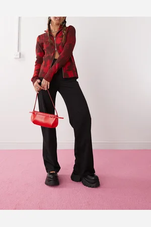 Monki – Schlupfhose in mit geradem Bein und Stretchanteil