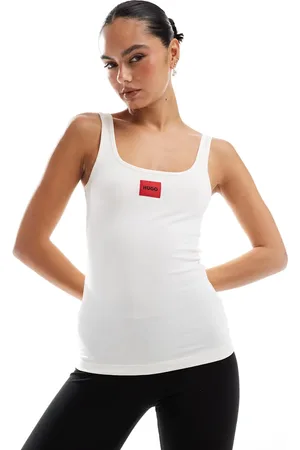 HUGO BOSS HUGO Bodywear – Trägertop in mit rotem Etikett
