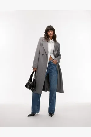 MANGO – Eleganter Wollmix-Mantel in
