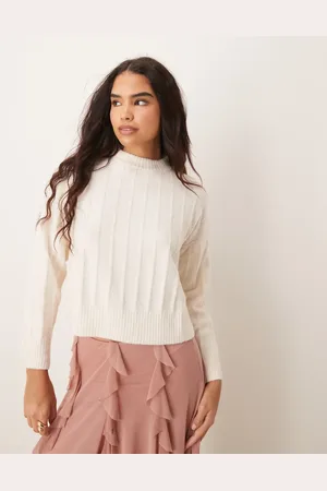 MANGO – Pullover in mit Rundhalsausschnitt und breiter Rippenstruktur