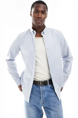 Calvin Klein – Oxford-Hemd in Hellblau