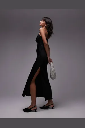 & OTHER STORIES – Maxikleid in mit asymmetrischem Trägerdetail und Bias-Cut