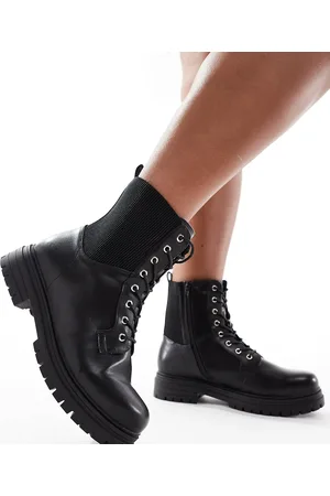 Yours – Robuste Stiefeletten zum Schnüren in