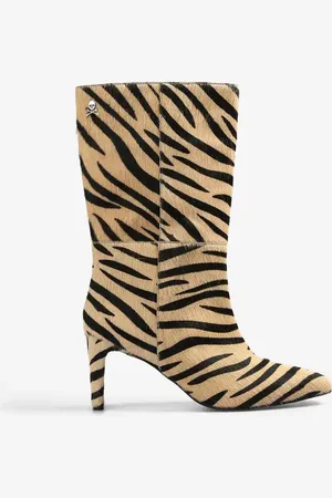 SCALPERS – Zebra – Stiefel mit Leopardenmuster