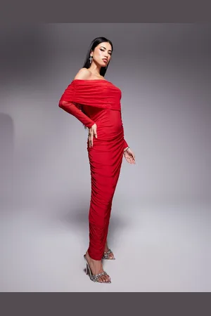 Never Fully Dressed – Gerafftes Midaxikleid in