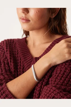 LOST SOULS – Weiches Schlangenkettenarmband aus Edelstahl in Silberoptik