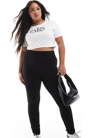 Yours Monki – Gerippte Leggings in