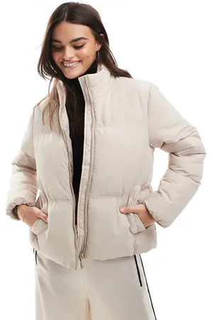 French Connection – Pufferjacke in Steinbeige