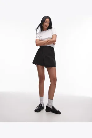 Topshop – Figurbetonter, kurzer Wickelrock in
