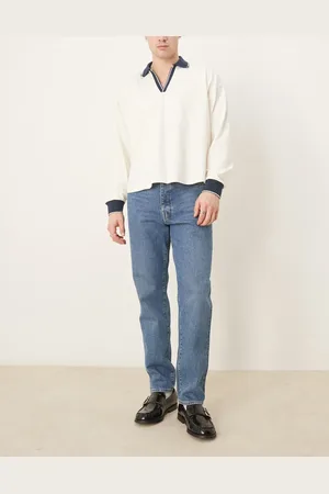 SELECTED – Cole – Schmal zulaufende Jeans in blauer Waschung mit normalem Schnitt