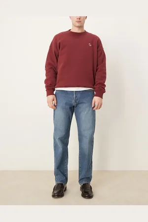SELECTED – Scott – Gerade geschnittene Jeans in blauer Waschung