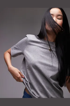 ARKET – T-Shirt aus schwerem Jersey in meliertem