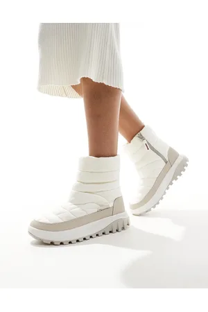 Columbia – Snowtrot – Schneestiefel in Meersalz und Feige mit mittelhohem Schaft