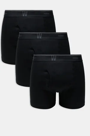 Weekday – 3er-Pack eng anliegende Boxershorts in mit Logobund